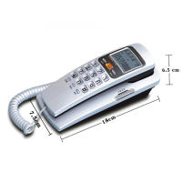 Teléfono fijo con cable, identificación de llamadas FSK/DTMF, ajuste de tono de llamada, soporte de devolución de llamada para teléfono fijo de oficina en casa - details 1