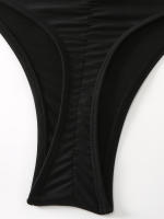 Nuevo traje de baño sexy de cintura alta con tanga, bañadores de bikini divididos - details 4