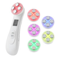 Masajeador Facial de radiofrecuencia, máquina de estiramiento Facial, terapia de fotones Led, dispositivo de belleza antiarrugas de microcorriente - details 0