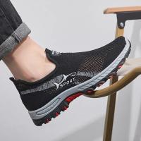 Zapatos de malla de verano para hombre Ligeros, informales, a la moda, transpirables, senderismo 2024, moda 2025 - details 3