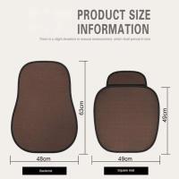 Almohadilla de verano, funda de algodón antideslizante transpirable y refrescante, funda fresca para asiento de coche de seda helada - details 10