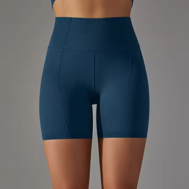 Shorts de Yoga de Cintura Alta para Mujeres Transpirables, Ajuste Ajustado, Ideales para Correr, Ciclismo, Entrenamiento en Gimnasio - 1