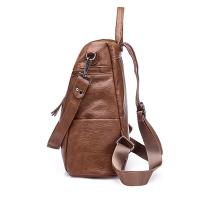 Mochila de cuero para mujer, morral de viaje de moda salvaje, mochila de ocio, nueva versión coreana - details 4