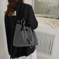 Bolso de Mano de Cuero PU de Gran Capacidad para Mujer Diseño de Lujo con Piedras Preciosas Bolso de Compras de Moda con Mango Superior - details 4