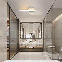 Goeco Lámpara de Pared LED Moderna 16W con Aplique para Interior en Color Blanco Material Aluminio y Silicona para Salón Dormitorio Escalera - details 6