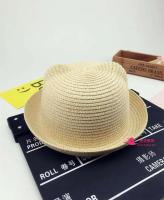 Gorra para niños, decoración de orejas para niños de verano, sombrero de Panamá ppy para niño sólido - details 18