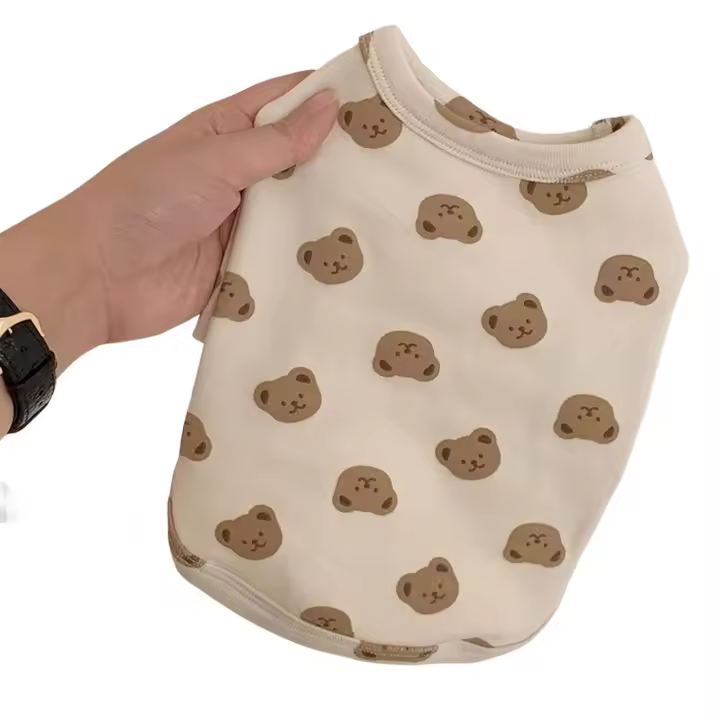 Ropa de muñeca de primavera y verano anticaída fina de estilo coreano, ropa bonita para perros pequeños y ts - 1