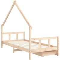 Estructura de Cama Infantil con cajones Madera de Pino 80x160cm - details 70