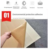 Pegatinas de Pared de Espuma de Madera 3D Autoadhesivas, Impermeables, a Prueba de Humedad - details 1
