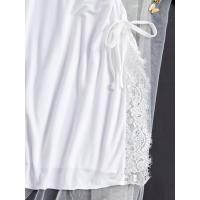 Conjunto de camisón y braguita de diseño encantador con tirantes finos y cuello en V, ropa sexy para mujer - details 17
