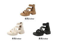 Nuevos Sandalias Platas Antideslizantes para Mujer en Verano 2025 Versátil Moda de Playa para Piso Coberto - details 1