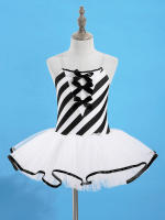Vestido de baile de tutú de ballet a rayas de caña de caramelo para niños y niñas, disfraz de baile de patinaje artístico de Navidad para carnaval, fiesta temática de cosplay - details 25