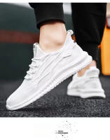 Zapatos deportivos de moda para hombre transpirables de malla fina zapatos deportivos de marea versátiles ligeros de suela blanda zapatos casuales - details 10