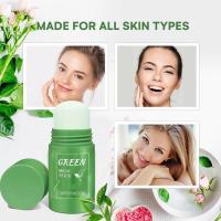 Mascarilla de limpieza facial, mascarilla en barra de limpieza de té verde, frotis de acné, espinillas, mascarilla hidratante de limpieza profunda, película de 40g de poros - details 6