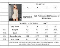 Vestido de estilo femenino con falda corta de temperamento - details 0