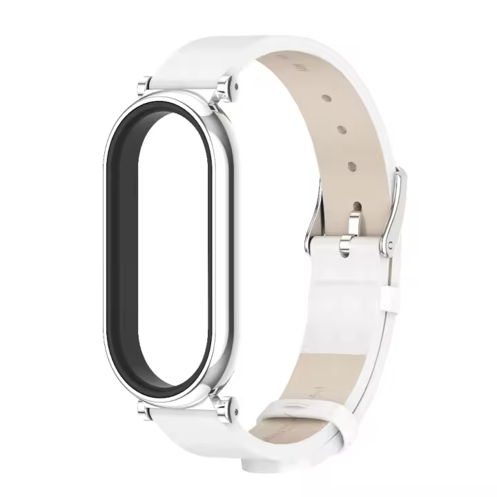 Mi Band 7 6 5 4 3 Correa de cuero Accesorios de repuesto para pulsera - 1