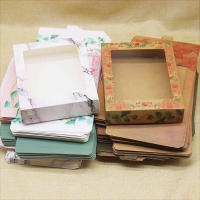 Caja de papel grande con ventana para regalo de Navidad, almacenamiento de pasteles, galletas, embalaje de boda para fiesta en casa, 10 piezas - details 1
