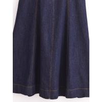 Ropa de mujer europea y americana de mezclilla sin mangas para mujer Vestido de moda delgado Midi para mujer - details 8