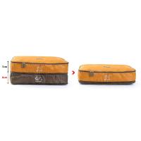 Bolsa de ropa de doble capa de gran capacidad, ahorro de espacio con cremallera, edredón, bolsa de compresión de algodón, bolsa de almacenamiento de chaqueta de plumón a prueba de polvo - details 6