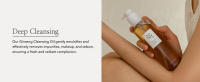 effectively removes impurities, makeup, and sebum, ensuring a fresh and radiant complexion
