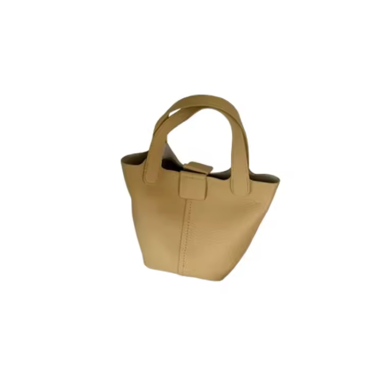 Bolso de cubo portátil de textura suave, cesta de verduras pequeña personalizada, bolso cruzado informal, versión coreana - 1