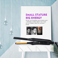Plancha y rizador de pelo 2 en 1, Mini plancha plana, herramientas de estilismo, rizador de pelo de cerámica, rizador corrugado - details 6