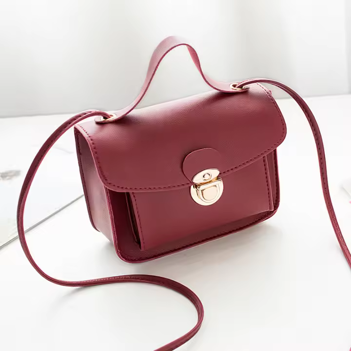 Bolso bandolera cuadrado pequeño con cierre exquisito y elegante - 1
