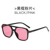 Gafas de Sol de Moda de Doble Viga Gafas de Sol Retro Cuadradas para Hombres y Mujeres - details 10