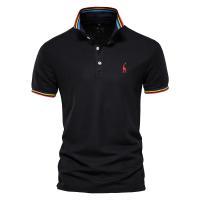 polos hombre manga corta ropa hombre día del padre Polos de algodón para hombre Polos de manga corta con bordado de jirafa para hombre Polos de diseño de marca de alta calidad Ropa para hombre - details 14