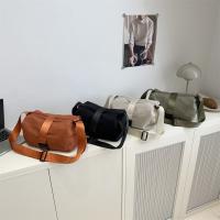 Bolso cruzado coreano de moda para hombre y mujer, bolso de hombro ligero con hebilla de alta capacidad, bolso de viaje ajustable de Color sólido - details 21