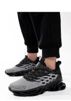 Zapatillas de ocio versátiles para hombre, zapatos deportivos ligeros y cómodos para caminar, zapatos para correr con hoja de grafiti a la moda, calzado masculino - details 28