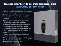 Inversor Híbrido 11000W 48V a 230V Conversor de Voltaje Caravana Autocaravana Conversión Hogar Backup Power Inverter - details 3