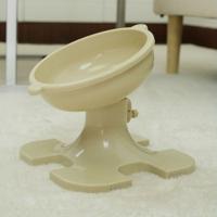 Cuenco elevado inclinado de altura ajustable para gatos, cuenco de alimentación para perros con protección para el cuello y patas altas, redondo con soporte, plato de comida para gatos para mascotas - details 10