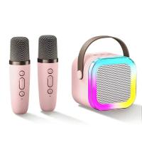Micrófono Dual inalámbrico para Karaoke, Altavoz Bluetooth con luces de colores RGB, HIFI envolvente, Subwoofer para fiesta, regalo de Navidad para niños - details 21