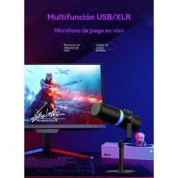 USB de sobremesa blog de juegos micrófono dinámico XRL reducción de ruido monitorización en tiempo real vídeo micrófono en directo comercio exterior - details 0