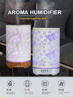 Humidificador de aire ultrasónico de 100ml, difusor de aceite esencial de Mariposa de aromaterapia con LED de 7 colores - details 20