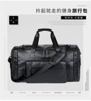 Bolsa de viaje, viaje de viaje de negocios de gran capacidad, mochila de mensajero portátil de hombro, impermeable de cuero. - details 4