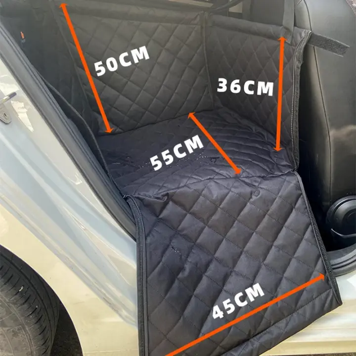 Funda para silla de coche de mascota, hamaca plegable de viaje para coche, impermeable y resistente a la suciedad - 1
