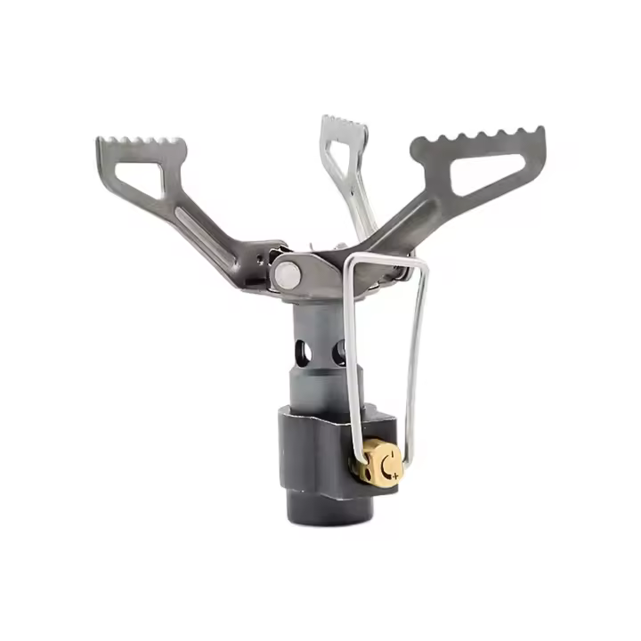 BRS-estufa de Gas para exteriores, Mini quemador de Gas para acampar, 25g, ultraligero, titanio, Picnic, senderismo, cocina, horno de supervivencia BRS-3000T - 1