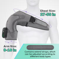 Pad de Vibración Calefactado para Rodilla y Hombro Masajeador de Cuello y Apoyo de Cinturón para Alivio del Dolor Articular de Hombro Cuido de Salud Belleza - details 1