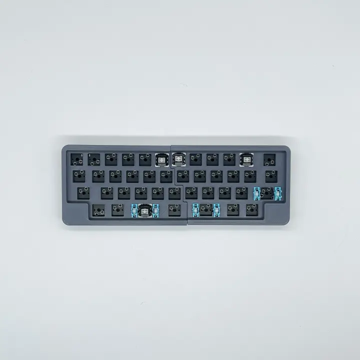 Teclado dividido 40% personalizado inalámbrico 2.4G Kit de dongle de teclado mecánico dividido de modo único Hot Swap VIAL DIY Mini accesorios de teclado de juegos ergonómico - 1