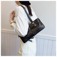 Bolso de las axilas de textura premium, bolso de hombro portátil informal versátil de estilo simple para viajar a la moda para mujer - details 26