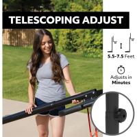 Canasta de baloncesto resistente con altura regulable - details 1