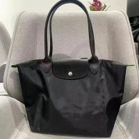 Bolso de hombro informal para mujer, bolsa de nailon plegable, de gran capacidad, a la moda, nuevo - details 4