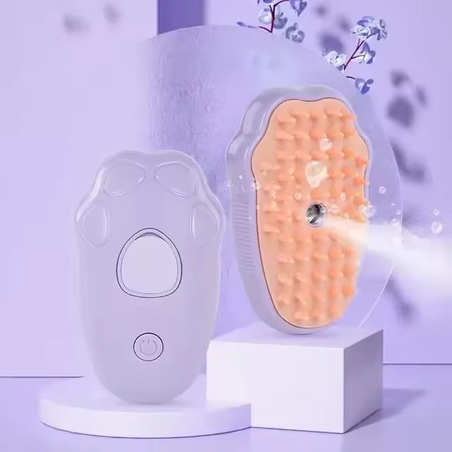 Cepillo eléctrico 3 en 1 para gatos, cepillo de vapor para masaje, removedor de flotador, suministros para mascotas - 1