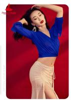 Baile de tres mujeres, blusas y faldas de gasa de manga larga, trajes de danza del vientre oriental para niñas - details 19
