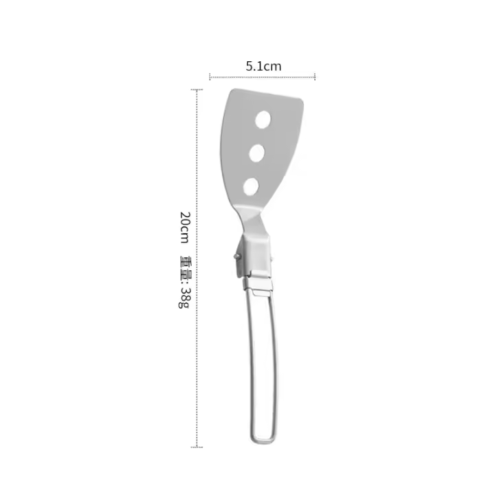 Mesero Plegable de Acero Inoxidable 304 para Picnics y Camping al Aire Libre Herramientas de Cocina Portátiles para Saltear - 1