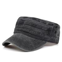 Gorras y sombrero lavados clásicos Vintage con parte superior plana para hombre, gorra ajustable ajustada más gruesa, sombreros militares cálidos de invierno para hombres - details 2