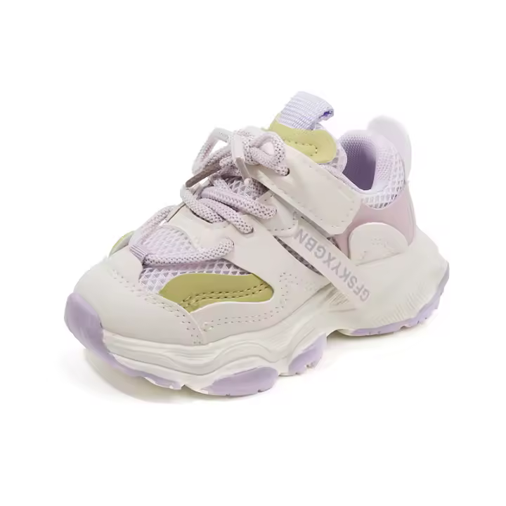 Zapatillas de deporte de malla para niños y niñas, zapatillas deportivas informales para correr, zapatos de suela suave para niños - 1