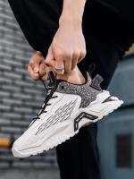 Zapatos deportivos informales para hombre, antideslizantes, con logotipo de marca, estilo para caminar, Buffer - details 3